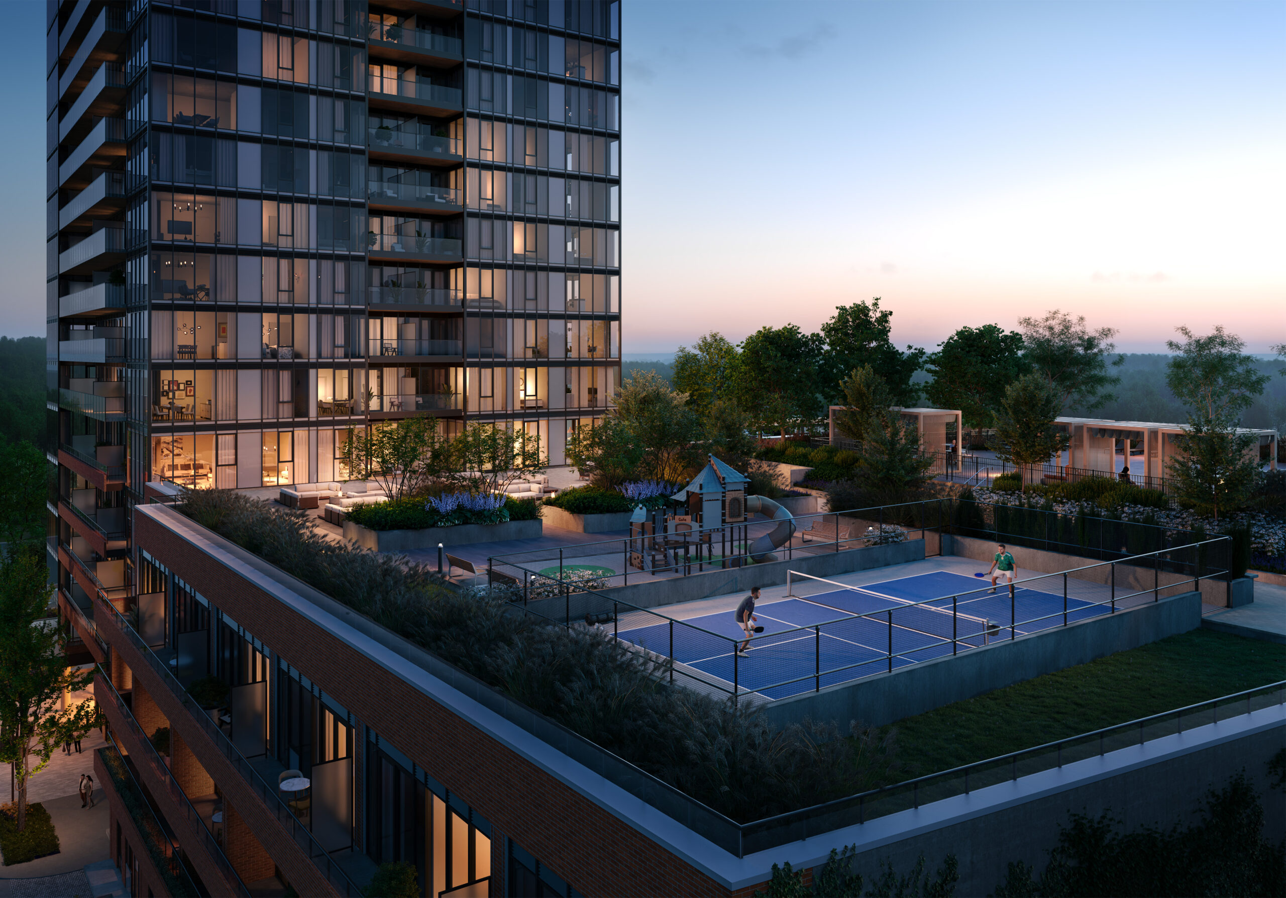 Rooftop Pickleball